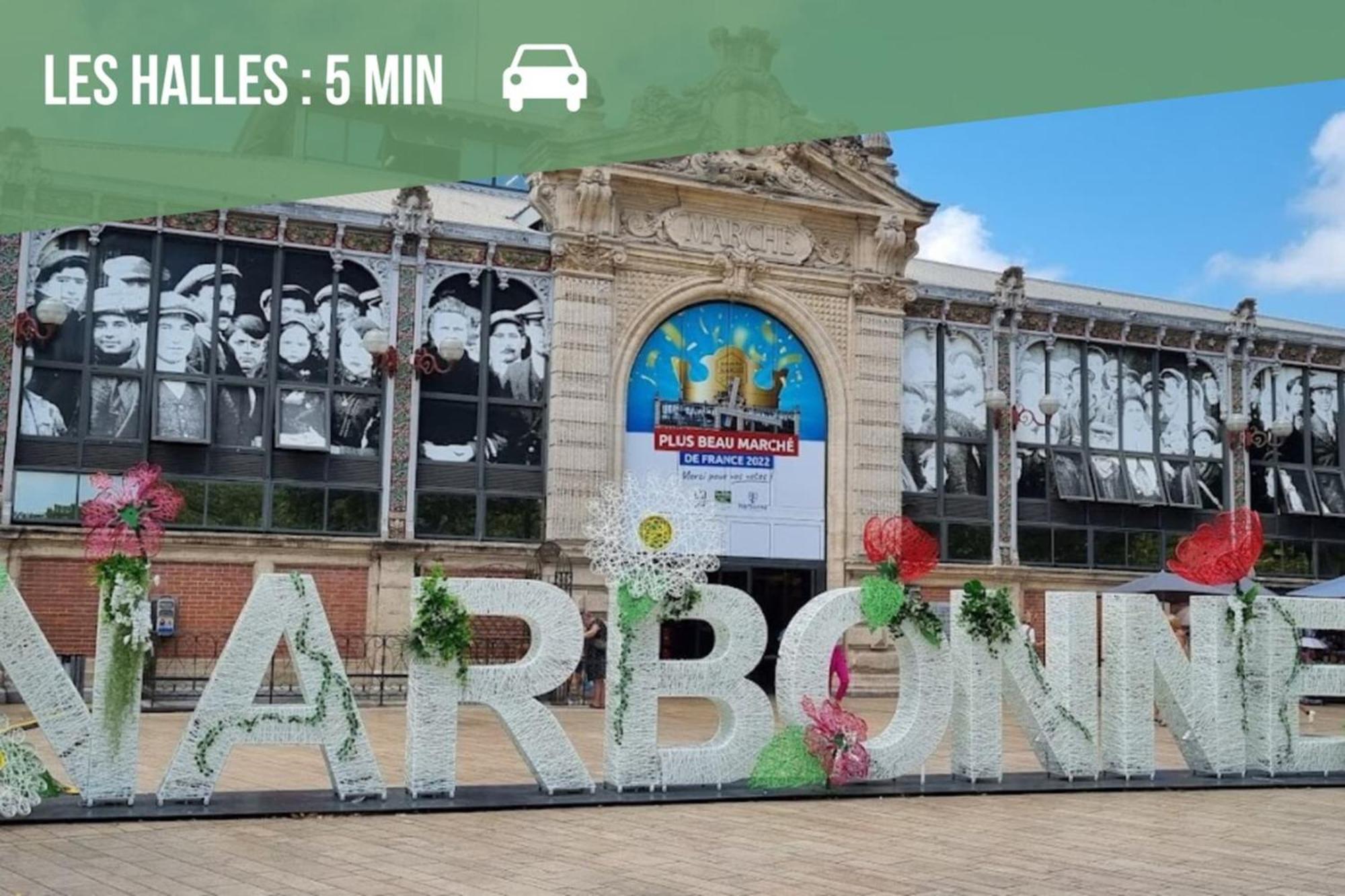 Le Cocon - Wifi - Cour Privative - Proche Halles Narbonne Dış mekan fotoğraf